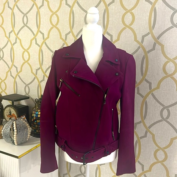 bagatelle Jackets & Blazers - Bagatelle Genuine Suede Motorcycle Jacket